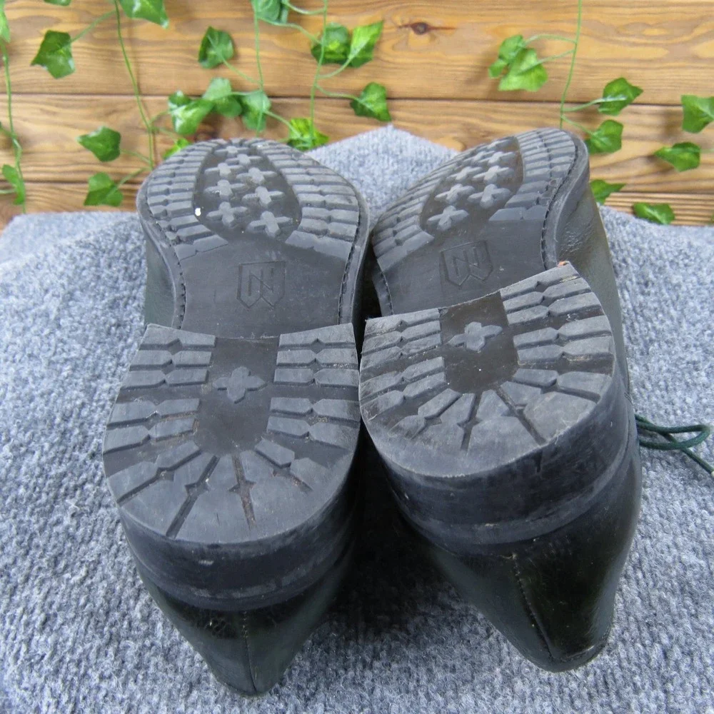Noah Waxman Casual Shoes‎ Men's Green Size 11 Leather Lace-Up